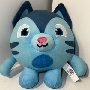 Pinata Smashlings Jet Blue Cat Plush Stuffed Animal Small Round Toy